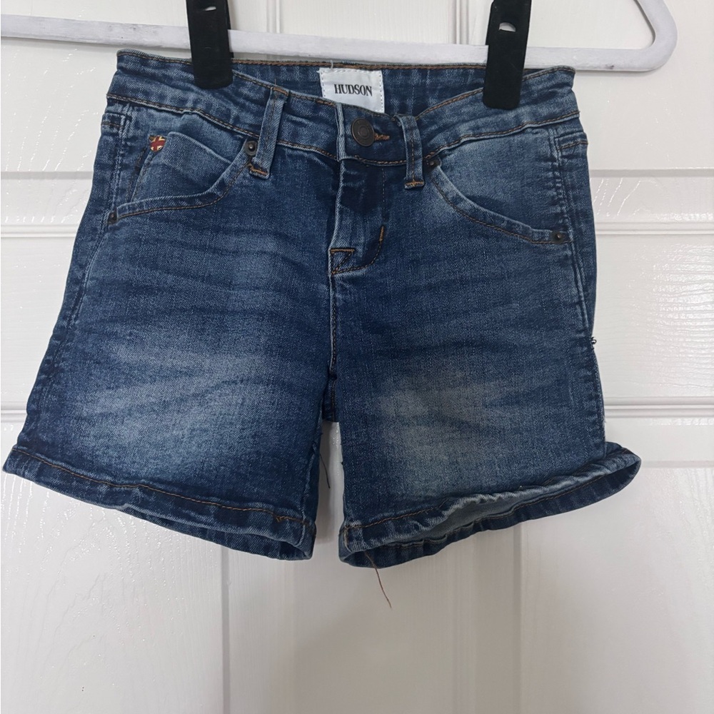 HUDSON TODDLER GIRLS DENIM SHORTS SZ 8 - like new